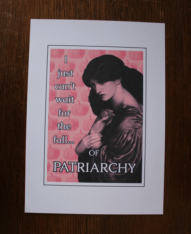 Card "Fall of Patriarchy" - Halloween/Fall Limited Edition
