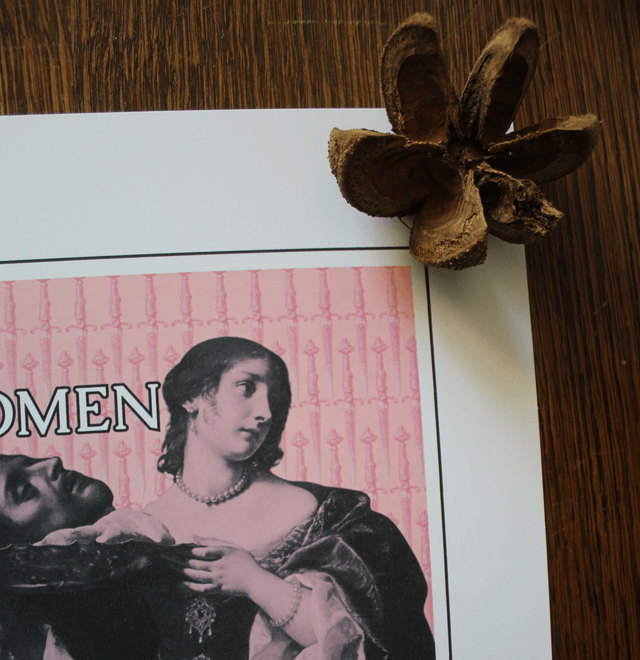 Card "Women Must Serve Men"