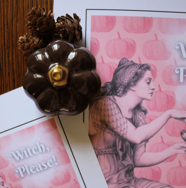 Card "Witch Please !" - Halloween/Fall Limited Edition